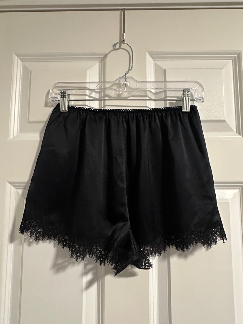 NWT Doen Iona Silk Lace Short in Black size S - Picture 8 of 13